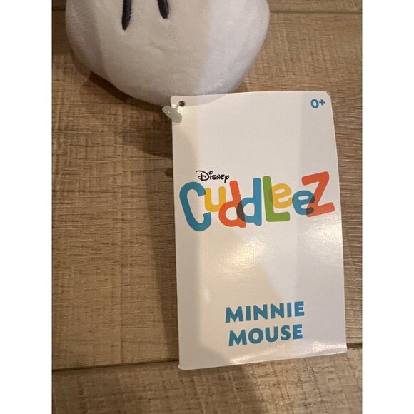 Disney Cuddleez Minnie Mouse Plush Toy In Pink Polka Dot Dress & Bow - Soft - Picture 2 of 9